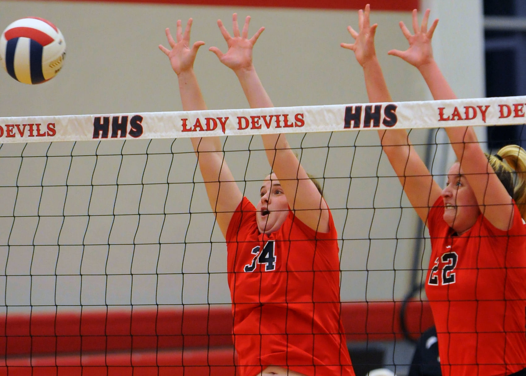 Orion vs El Paso Sectional volleyball tournament